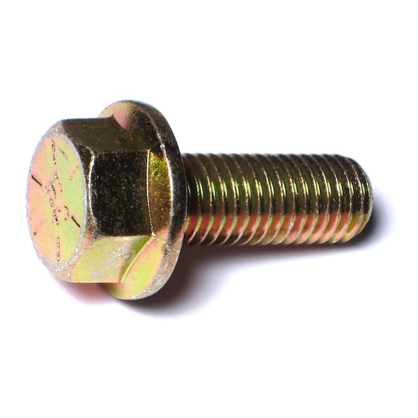 Midwest Fastener Grade 8, 5/8"-11 Flange Bolt, Zinc Plated Steel, 1-3/4 in L, 2 PK 71683 - main